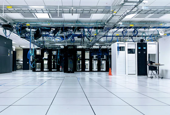 Corredor de servidores em um data center